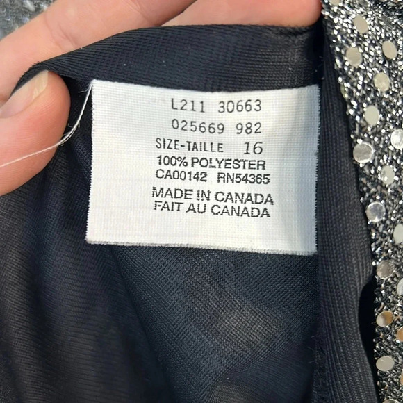 Shiny luxury BIANCA NYGARD Silver Cami - Picture 4 of 5